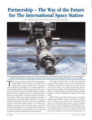 Partnership – the Way of the Future for the International Space Station by TARA S