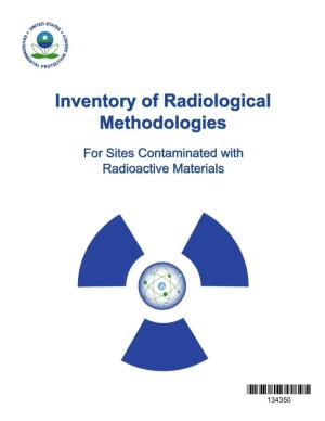 Inventory of Radiological Methodologies for Sites