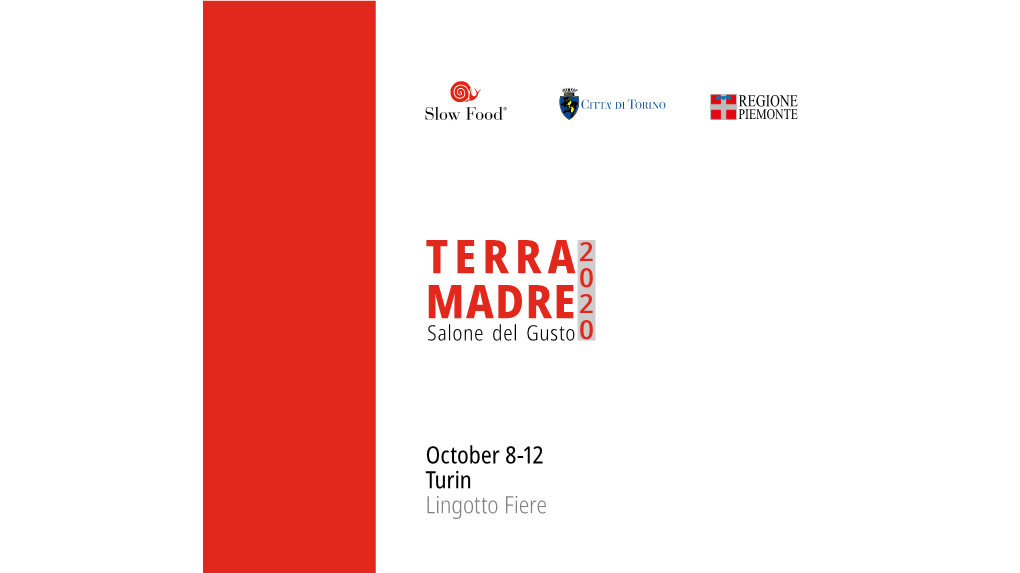 October 8-12 Turin Lingotto Fiere