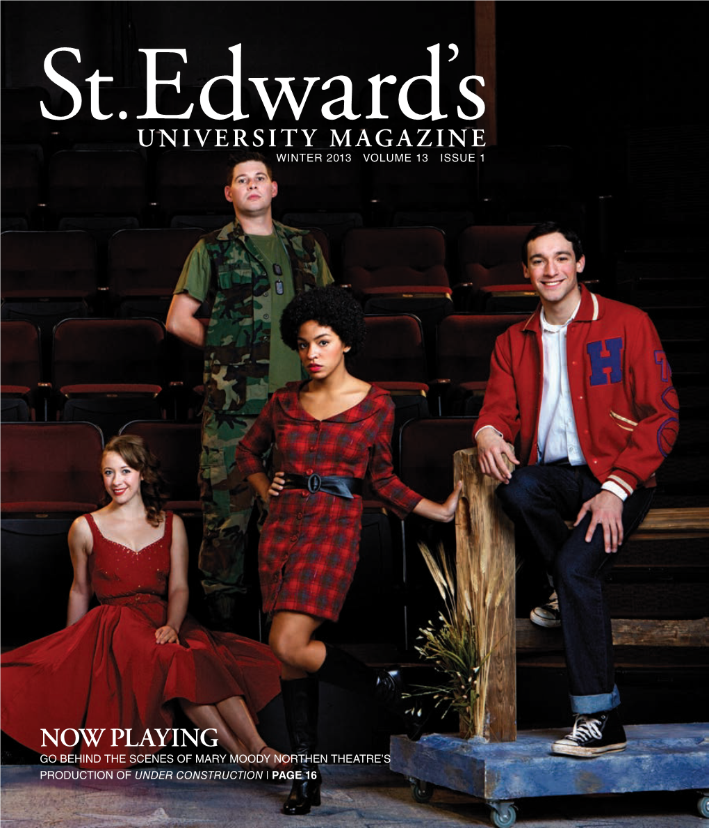 St. Edward's University Magazine Winter 2013 Issue