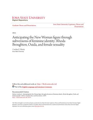 Rhoda Broughton, Ouida, and Female Sexuality Caroline E