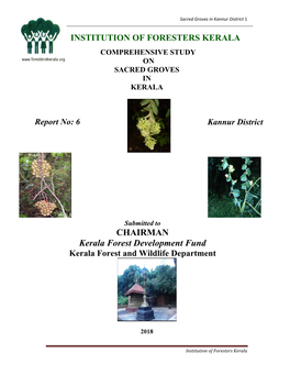 Comprehensive Study on Sacred Groves in Kerala