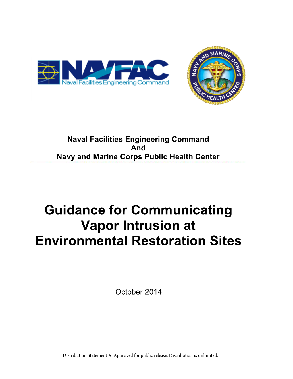 Guidance for Communicating Vapor Intrusion at Environmental Restoration Sites