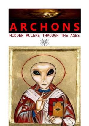Archons (Commanders) [NOTICE: They Are NOT Anlien Parasites], and Then, in a Mirror Image of the Great Emanations of the Pleroma, Hundreds of Lesser Angels