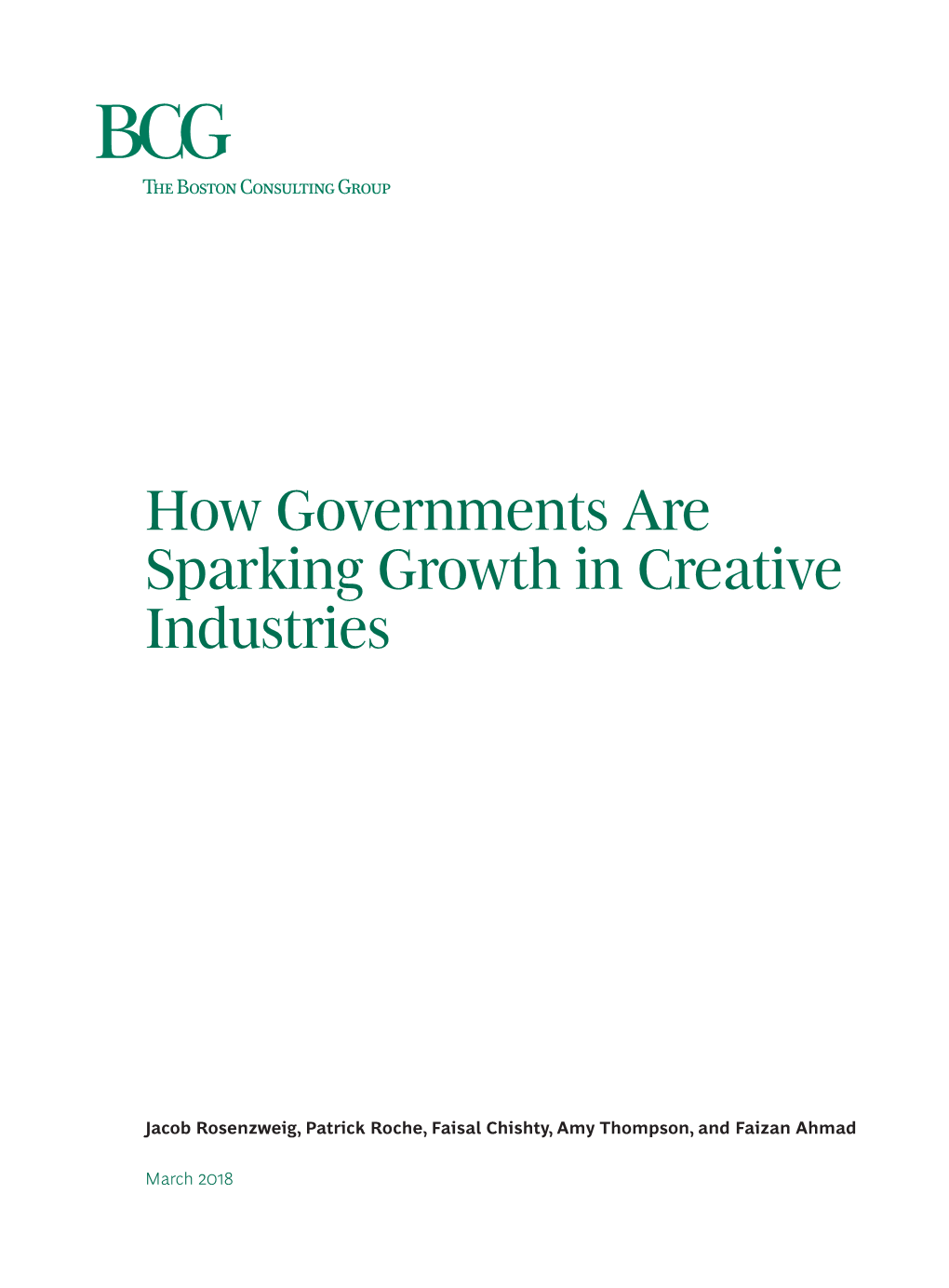 How Governments Are Sparking Growth in Creative Industries