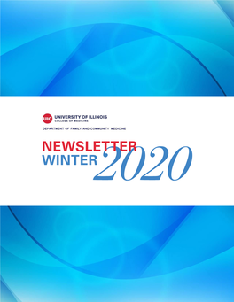 Newsletter Winter2020 Newsletter Winter2020 in This Issue