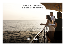 Crew Etiquette & Butler Training