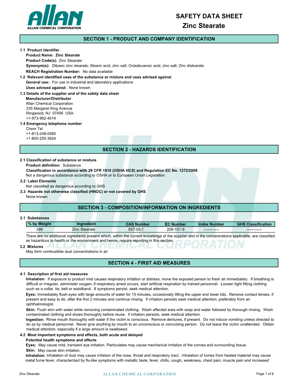 Zinc Stearate