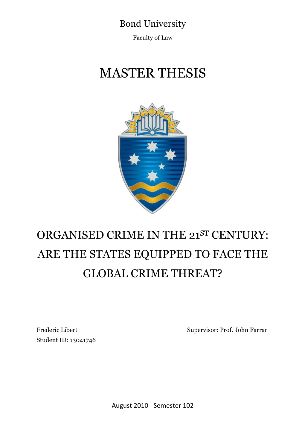 Master Thesis