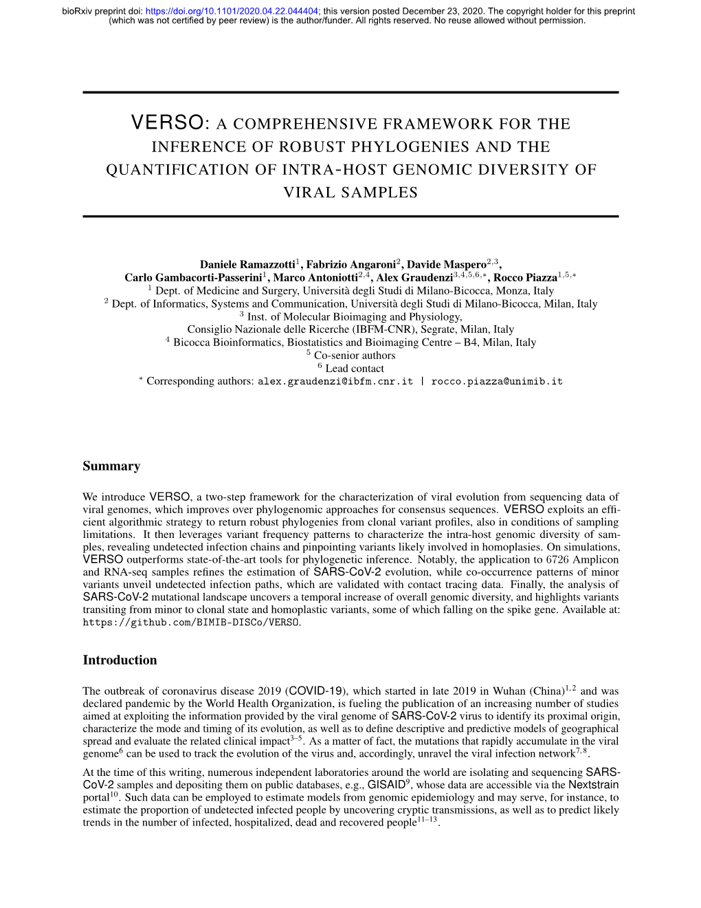 A Comprehensive Framework for the Inference of Robust Phylogenies and the Quantification of Intra-Host Genomic Diversity