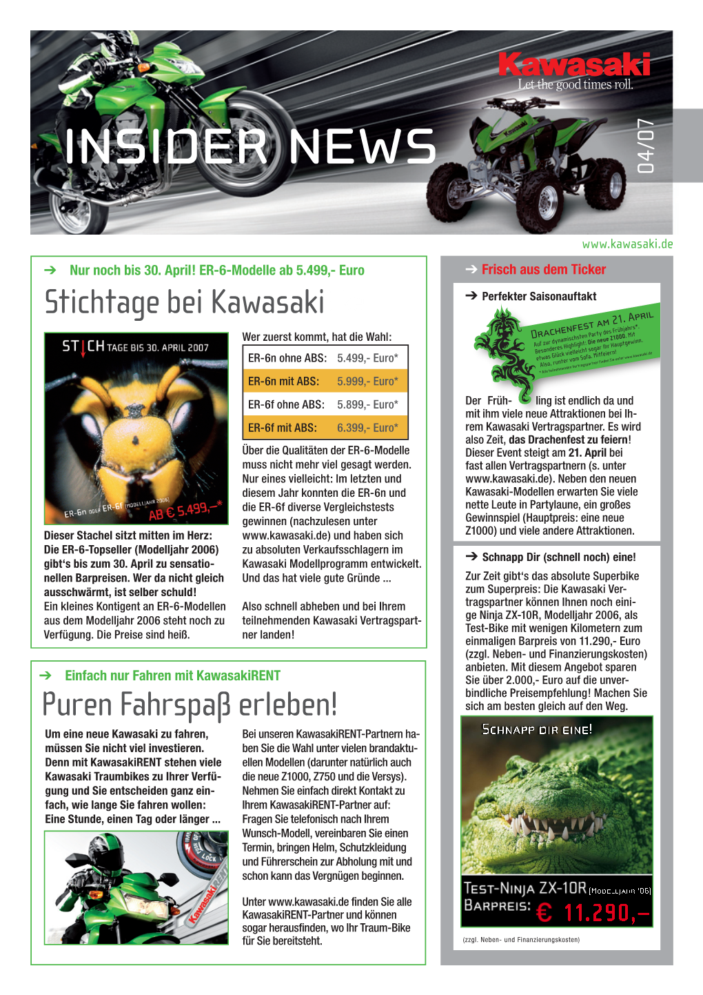 Kawasaki Insider News