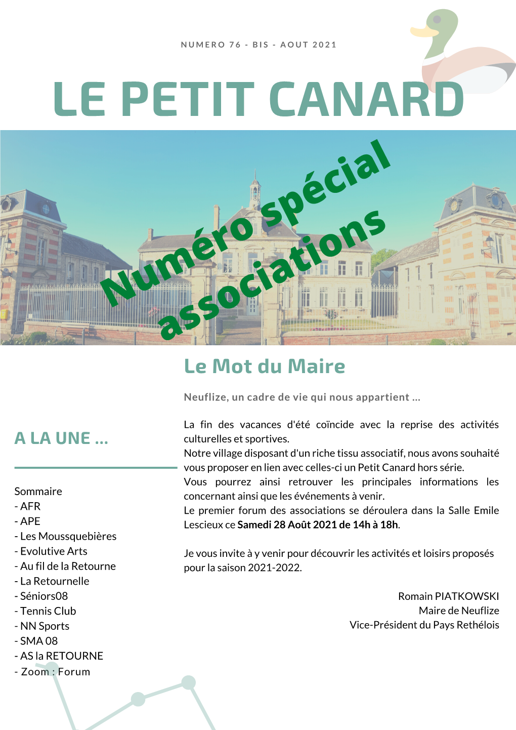 Petit Canard N°76Bis Spécial Associations