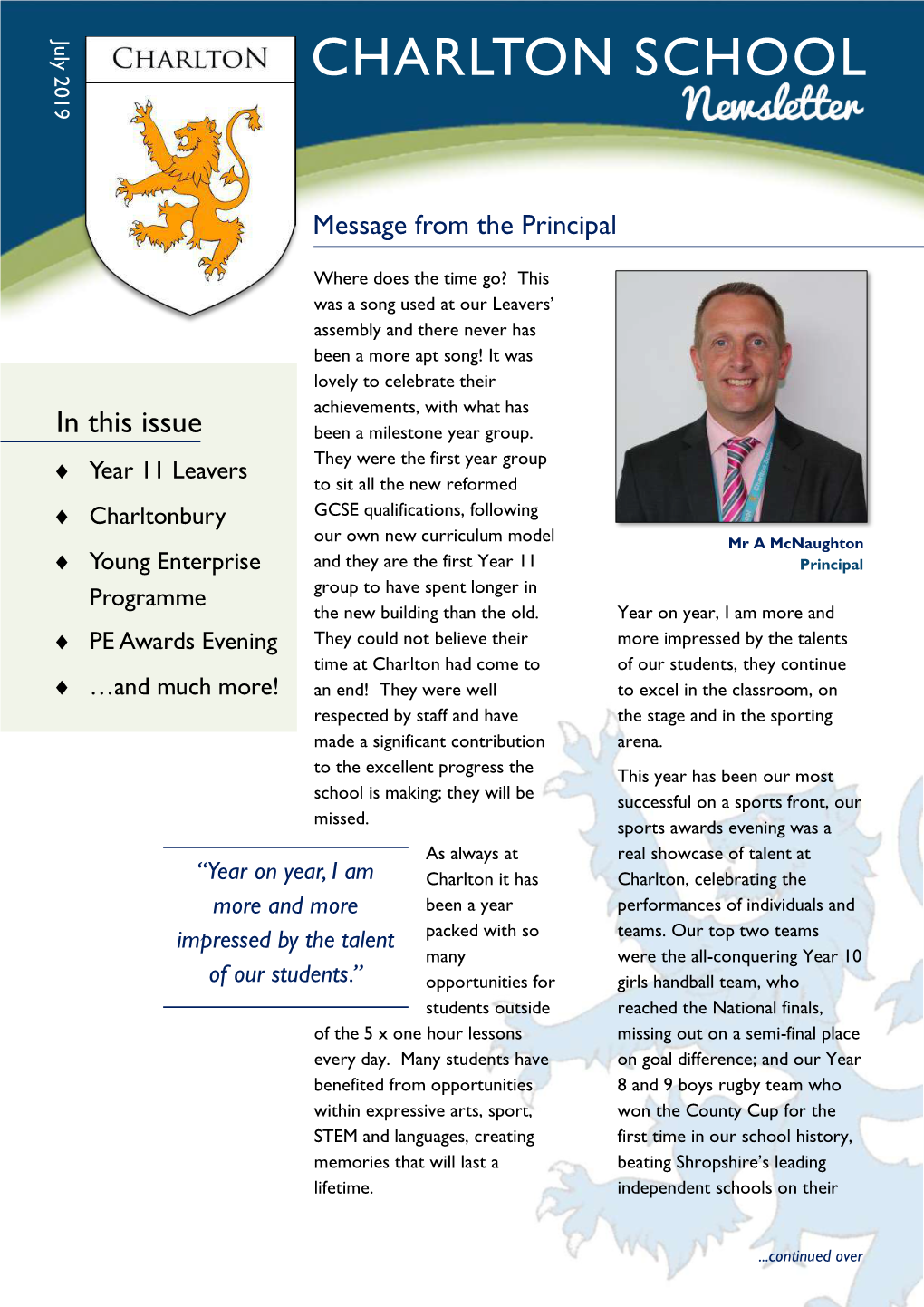 Newsletter July 2019.Pdf