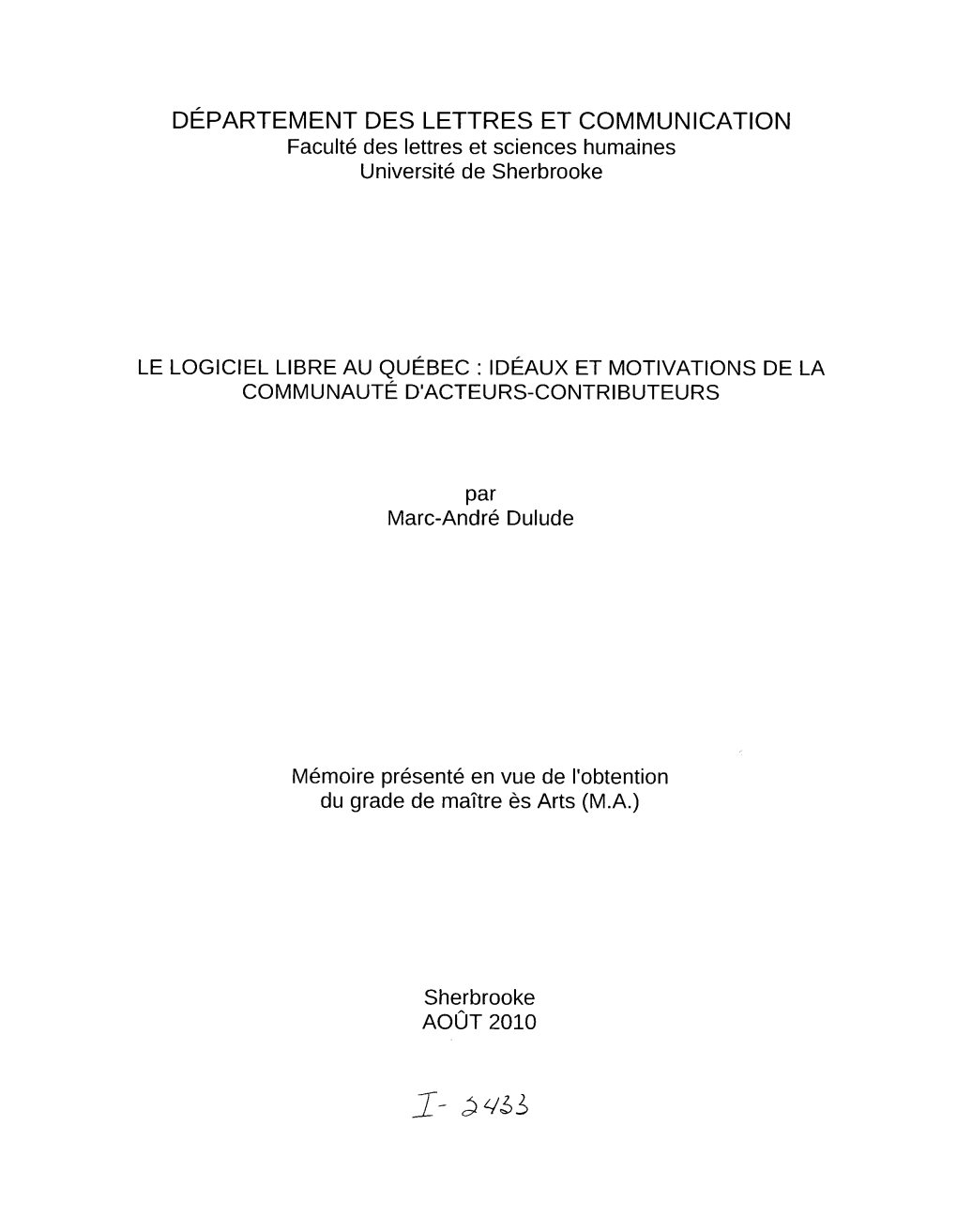 Proquest Dissertations