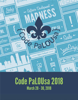 Code Palousa 2018 Conference Guide
