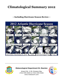 Climatological Summary 2012