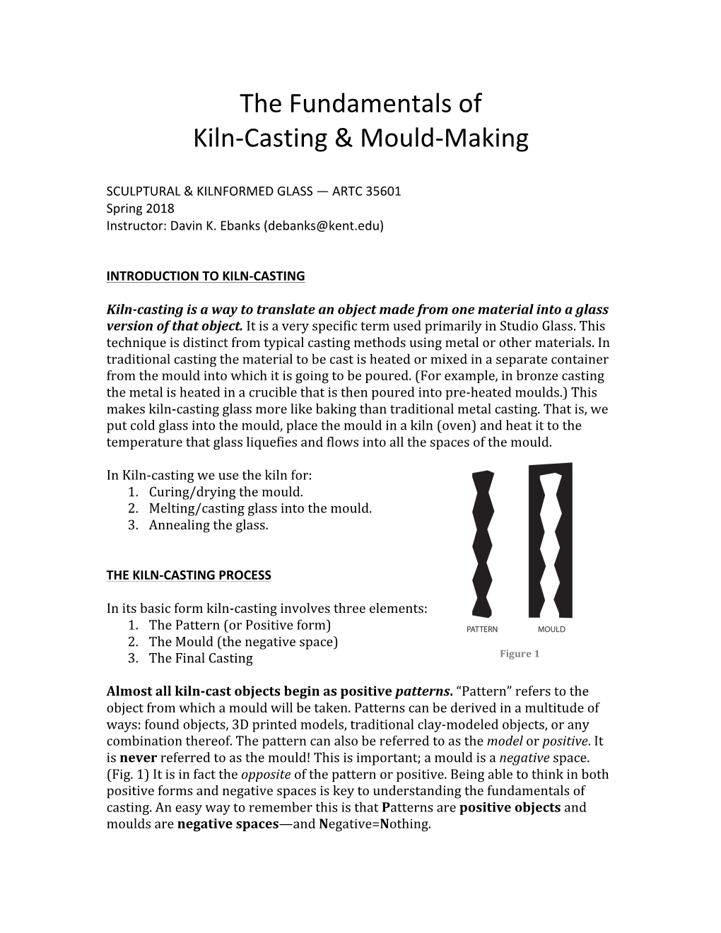 The Fundamentals of Kiln-Casting & Mould-Making