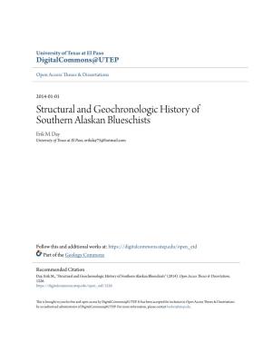 Structural and Geochronologic History of Southern Alaskan Blueschists Erik M