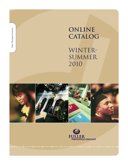 Online Catalog: Winter