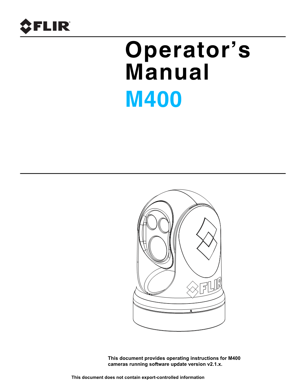 432-0012-02-10 M400 Operators Manual