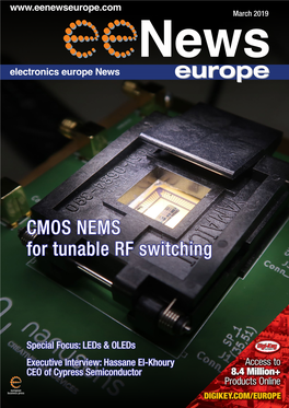 CMOS NEMS for Tunable RF Switching