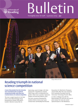 Reading Triumph in National Science Competition