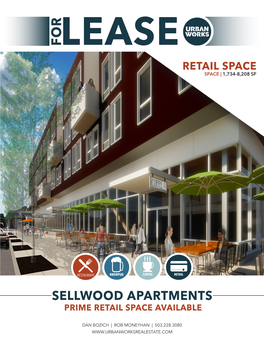 Sellwood Apartments Prime Retail Space Available