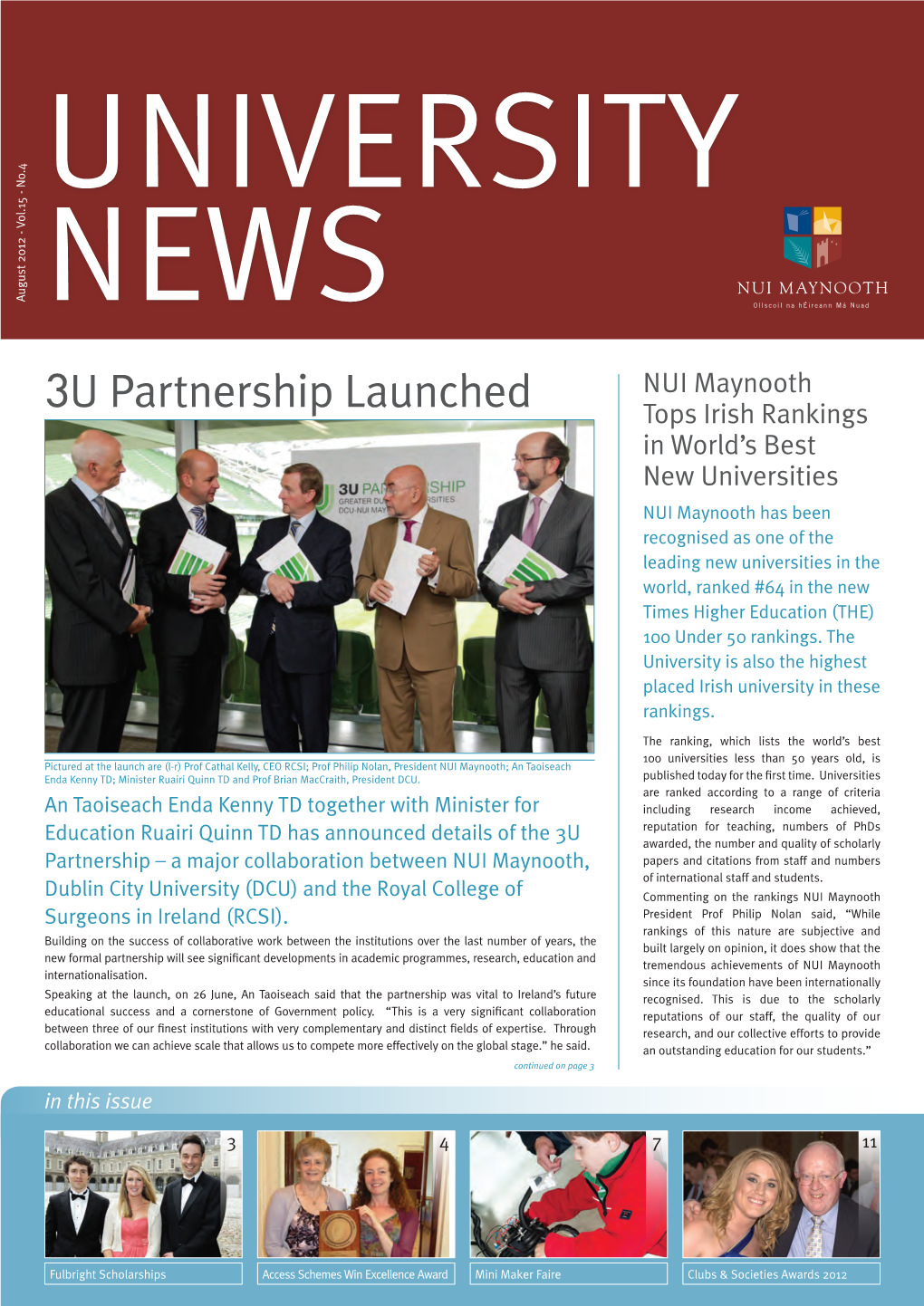 3U Partnership Launched