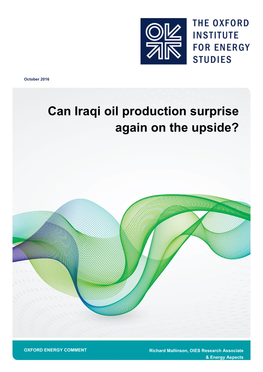 Can Iraqi Oil Production Surprise Again on the Upside?