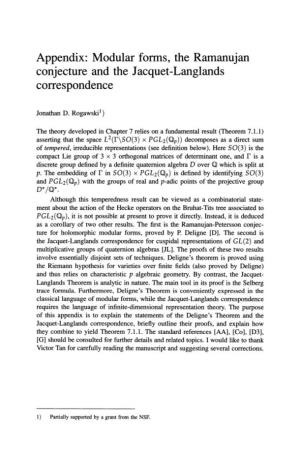 Modular Forms, the Ramanujan Conjecture and the Jacquet-Langlands Correspondence