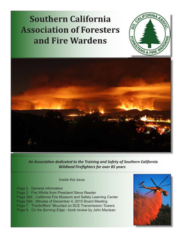 Southern California Association of Foresters and Fire Wardens