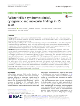 Pallister-Killian Syndrome