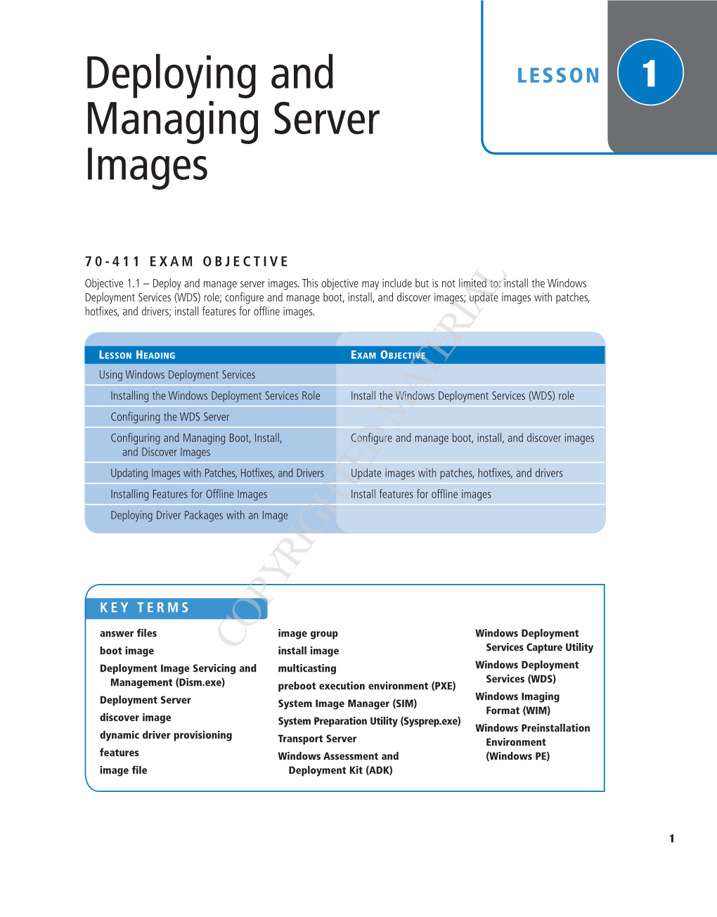 Deploying and Managing Server Images | 3