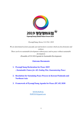 PGPF 2019 All 3 Outcome Documents