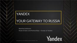 Yandex: General Information