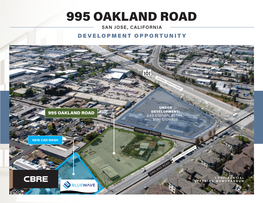 995 Oakland Road San Jose, California Development Opportunity