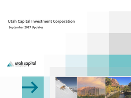 Utah Capital Investment Corporation