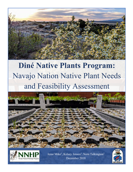 Native Plant Needs and Feasiblity Assessment