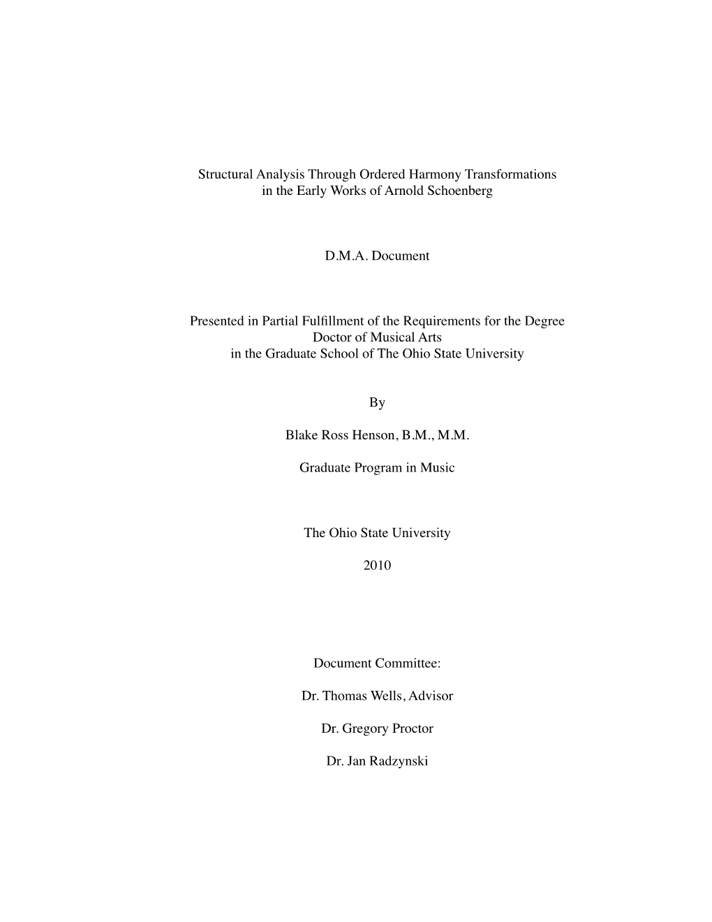 Structural Analysis Through Ordered Harmony Transformations in the Early Works of Arnold Schoenberg