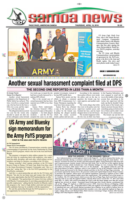 Another Sexual Harassment Complaint Filed At