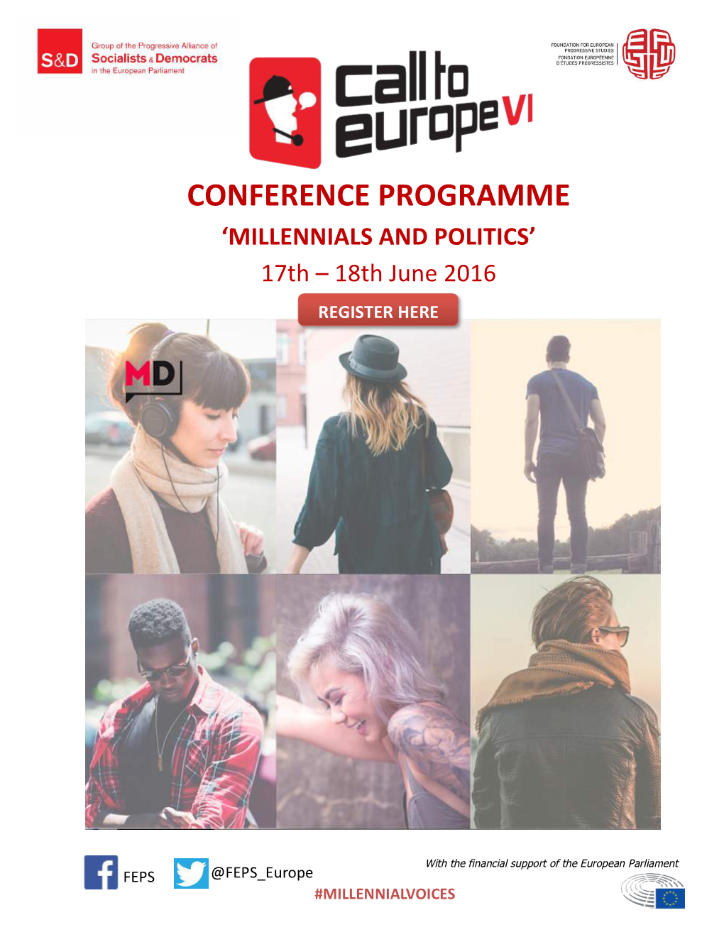 Conference Programme 'Millennials and Politics'