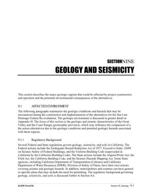Geology and Seismicity