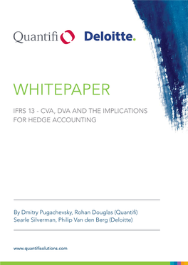 Ifrs 13 - Cva, Dva and the Implications for Hedge Accounting
