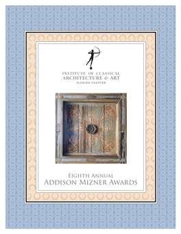 Addison Mizner Awards FLORIDA CHAPTER the INSTITUTE OF