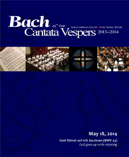 May 18 Cantata Bulletin