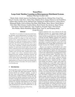 Large-Scale Machine Learning on Heterogeneous Distributed Systems
