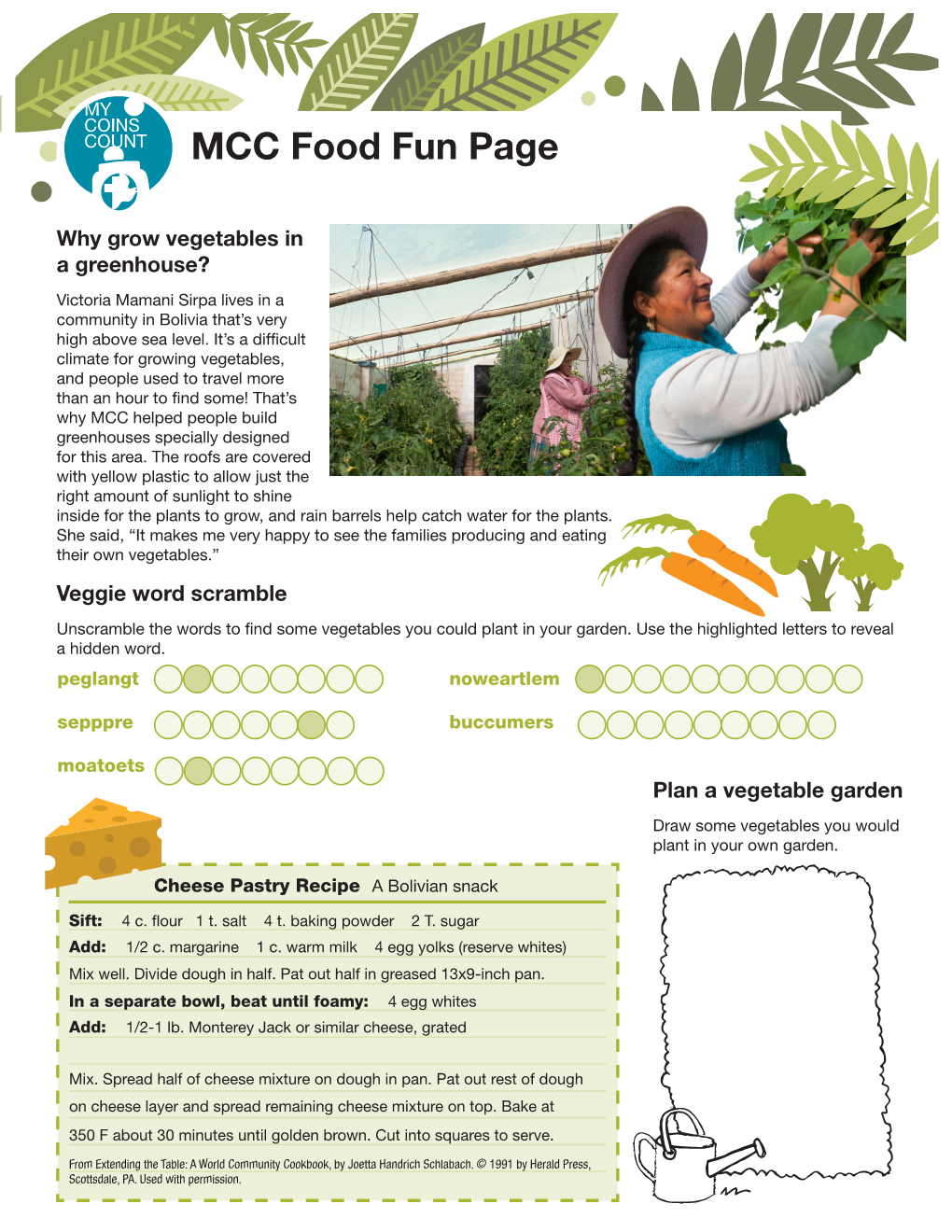 MCC Food Fun Page