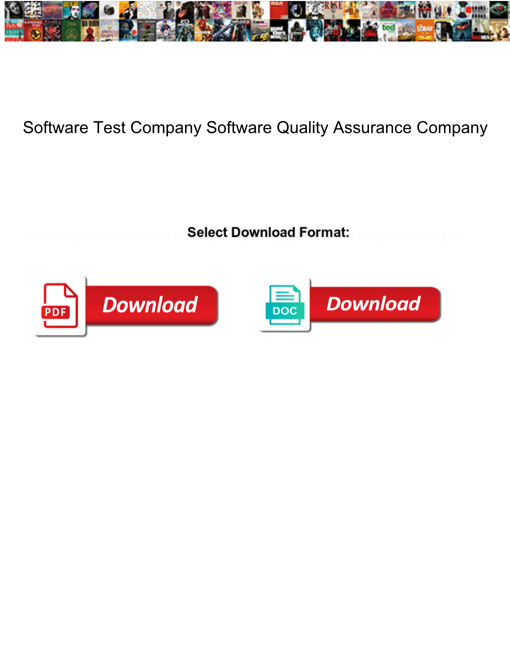 Software Test Company Software Quality Assurance Company