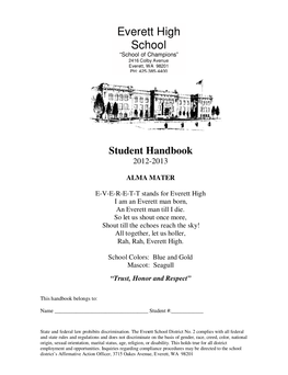 20964 EVHS Handbook 2012-13.Indd