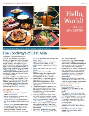 The Foodways of East Asia